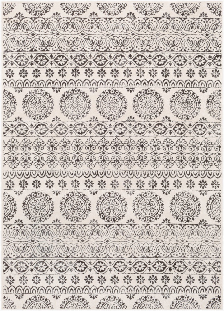 Bahar Machine Woven Rug, by Surya, 7'2.61" length x 5'2.99" width