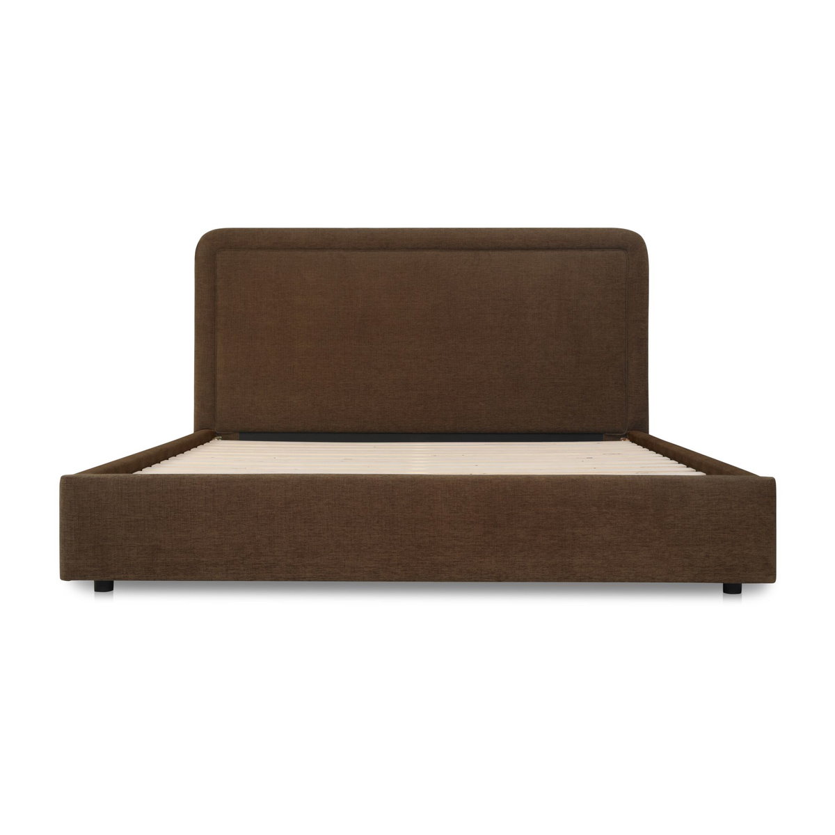 Simon Queen Storage Bed Brown, by Moe's Home, 6'2.8" width x 4'3.18" height x 7'4.98" depth View 4
