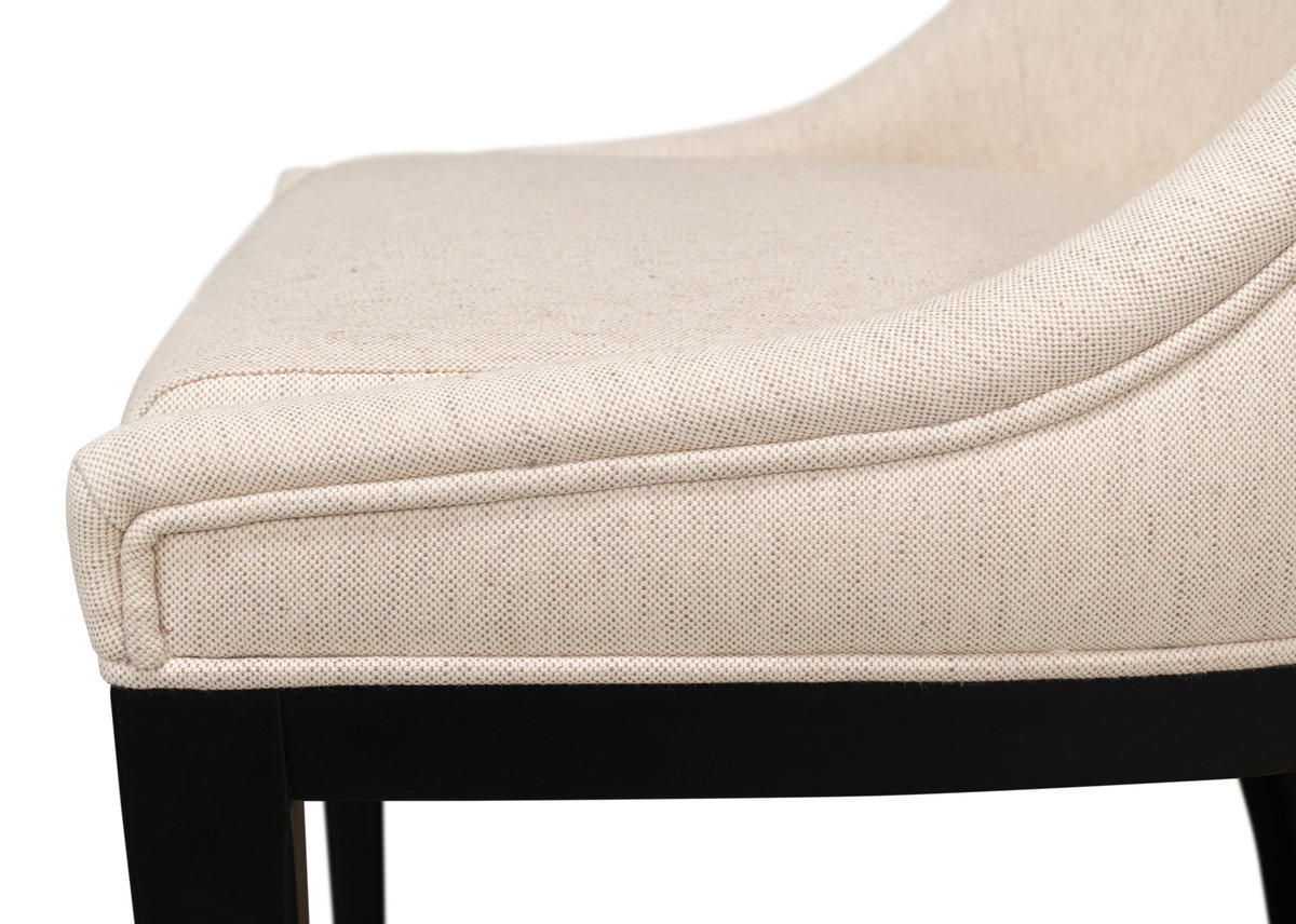Claire Dining Chair, by Sarreid, 2'2" length x 1'9" width x 2'11" height View 5