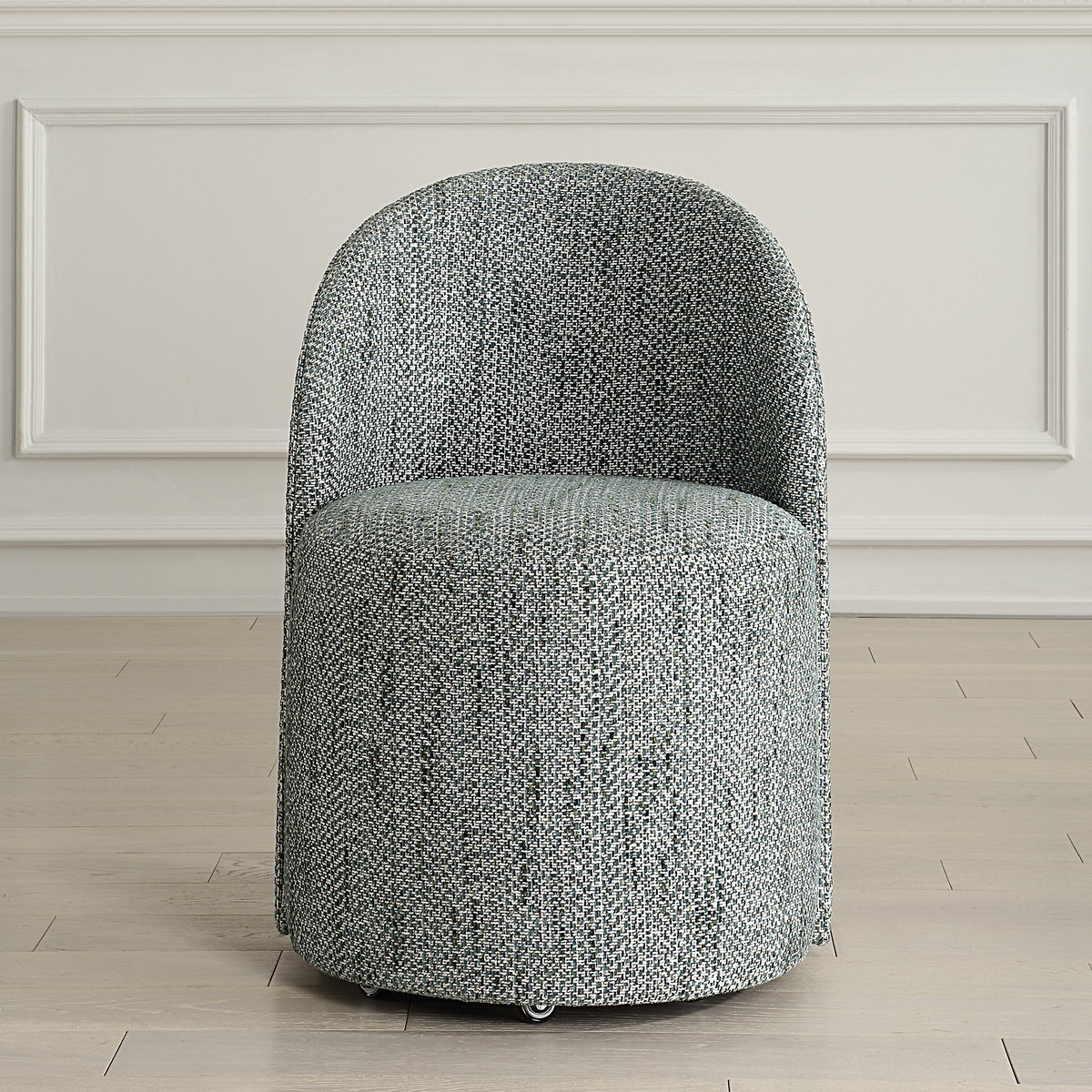 Roll With It Teal Dining Chair, by Uttermost, 21.5" width x 32" height x 23.25" depth View 2