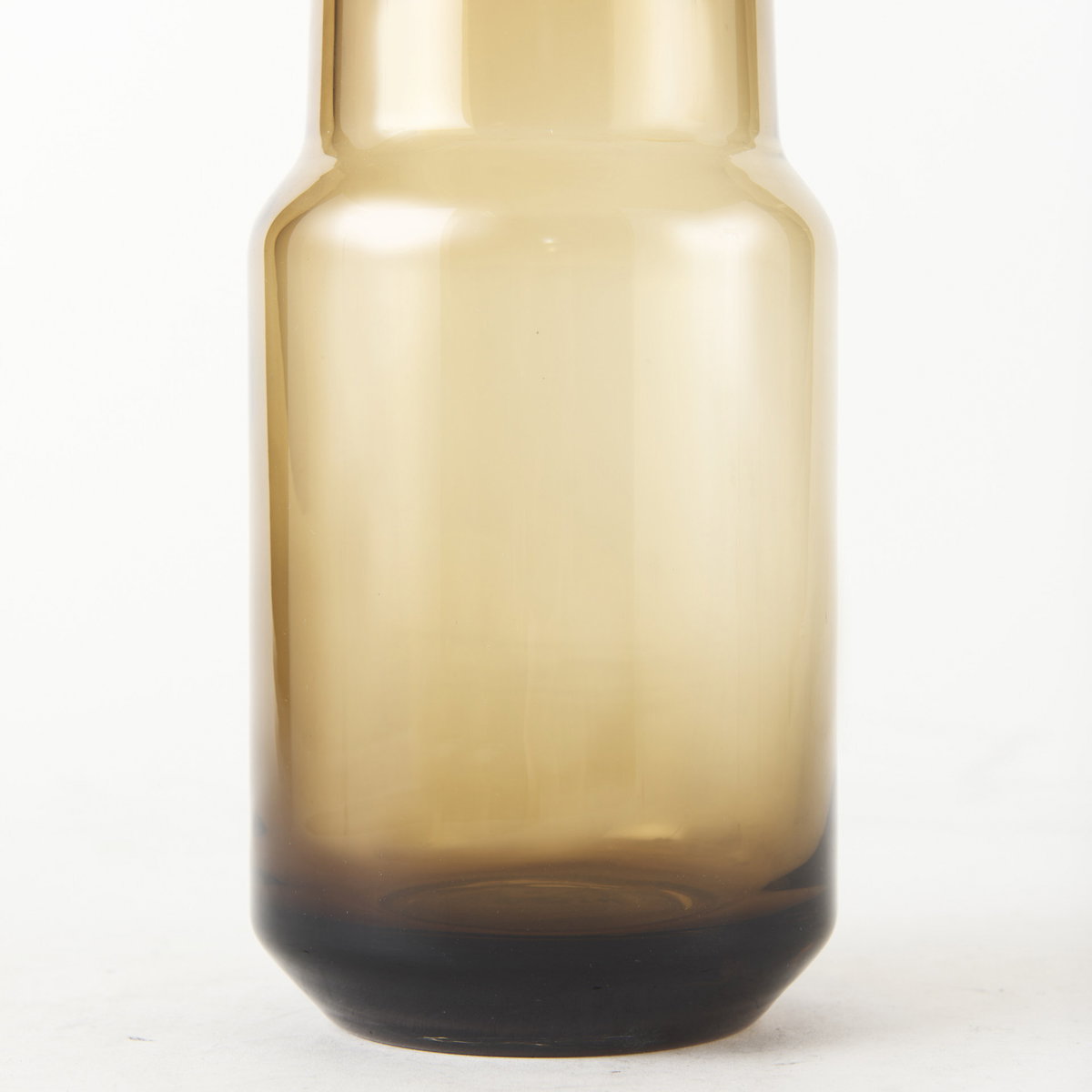 Amrita  Golden Brown Glass Vase, by Mercana, 4.13" length x 4.13" width x 11.89" height View 10