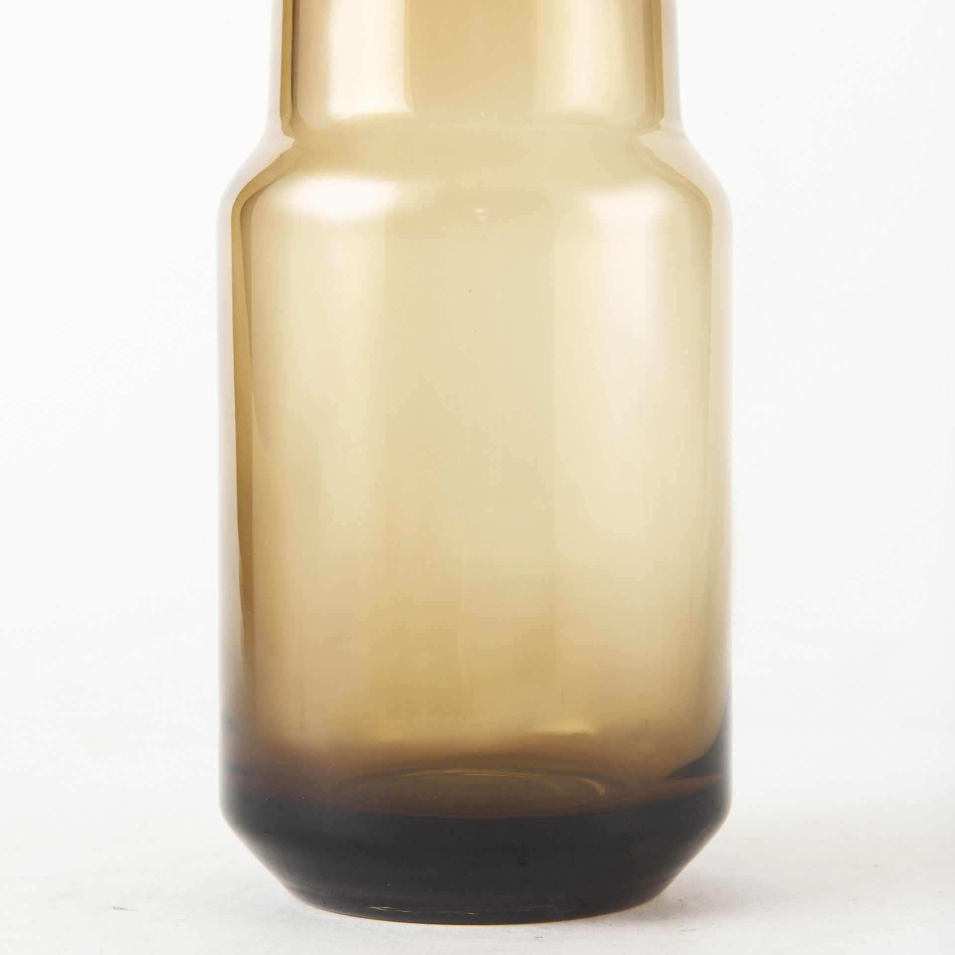 Amrita  Golden Brown Glass Vase large image 