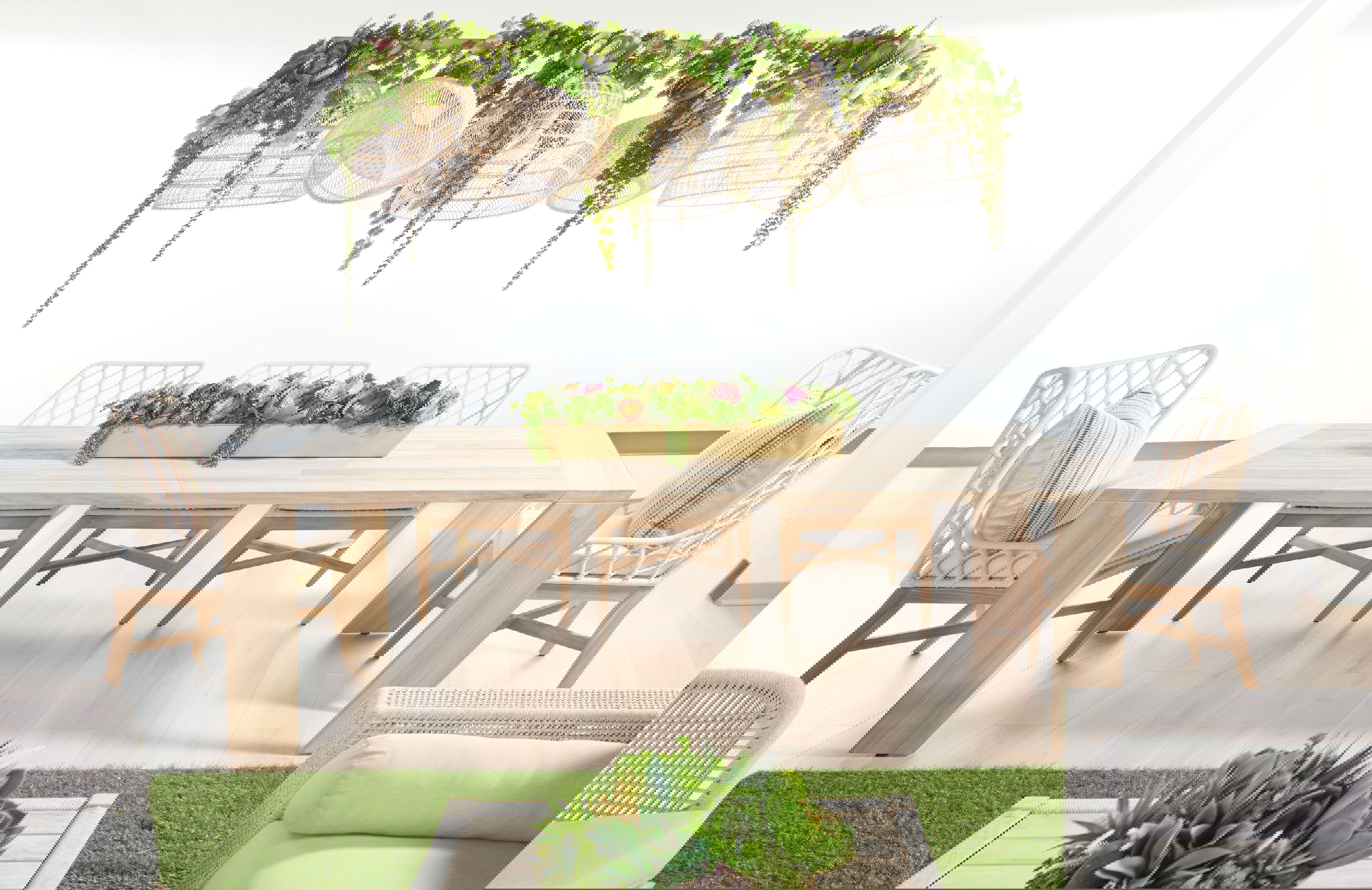 Big Sur Outdoor Dining Table large image 