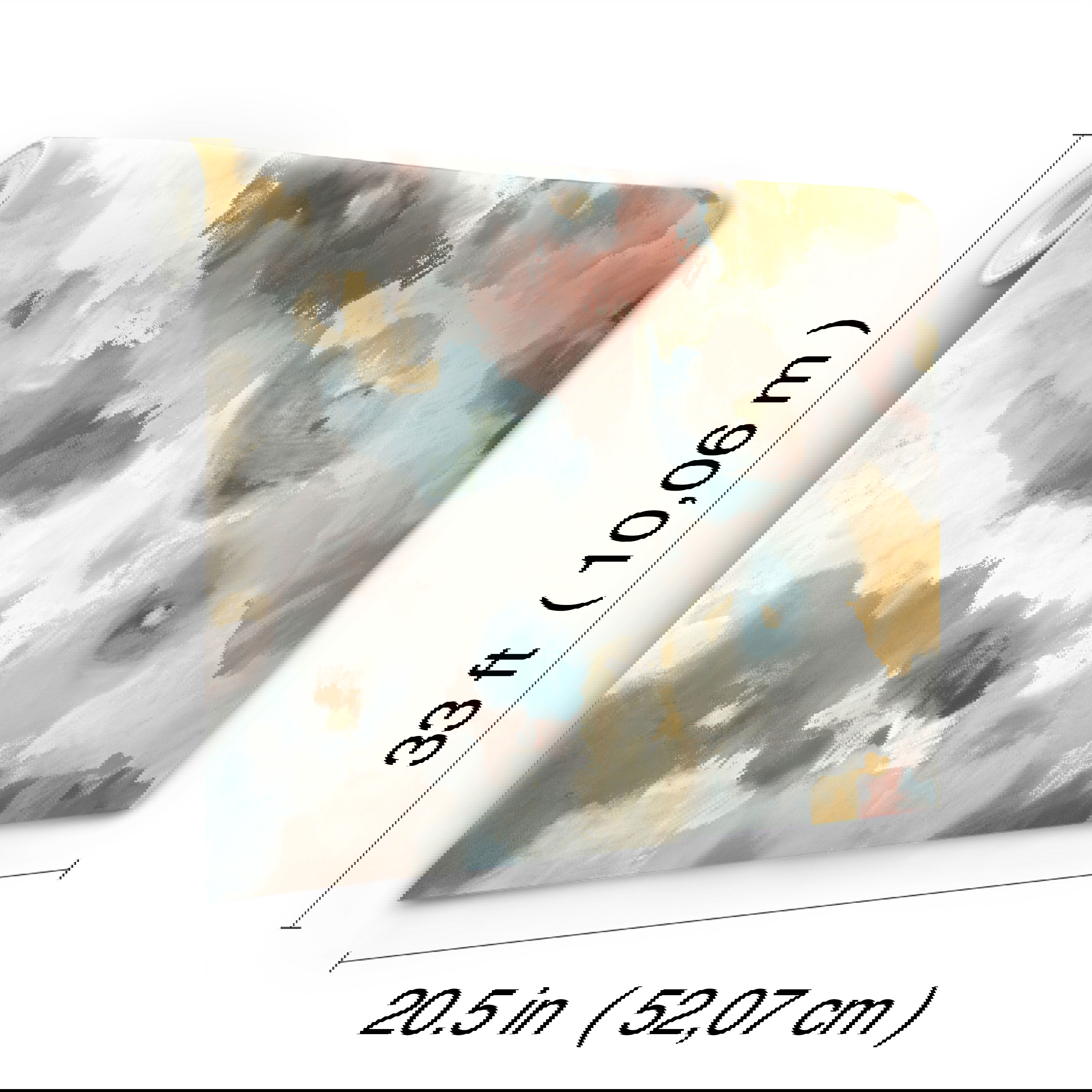 Impressionist Floral Copper & Blue Wallpaper, by York Wall, 33' length x 1'8.5" width x 0.02" depth View 10