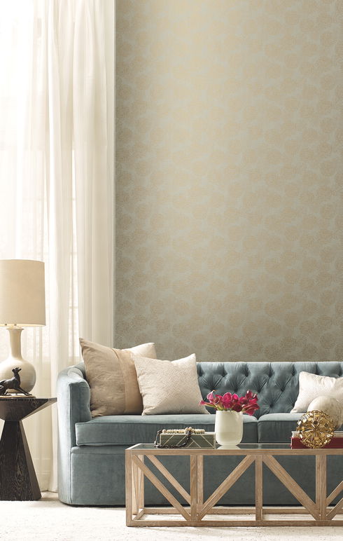 Grandeur Taupe Wallpaper