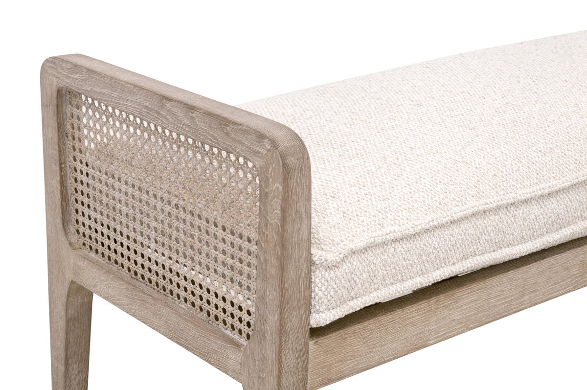 Leone Bench, Ottoman by Essentials for Living, 52" width x 22.25" height x 18" depth View 4
