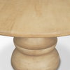 Crossman 60' Round Pedestal Dining Table | Modern | Blonde Wood | Seats 6, by Mercana, 60" length x 60" width x 30" height thumbnail 8