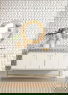 Love Triangles Grey Peel & Stick Wallpaper thumbnail 1