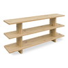 Casey Small Bookcase Rustic Oak, Shelving & Bookcase by Moe's Home, 70" width x 30" height x 15" depth thumbnail 2