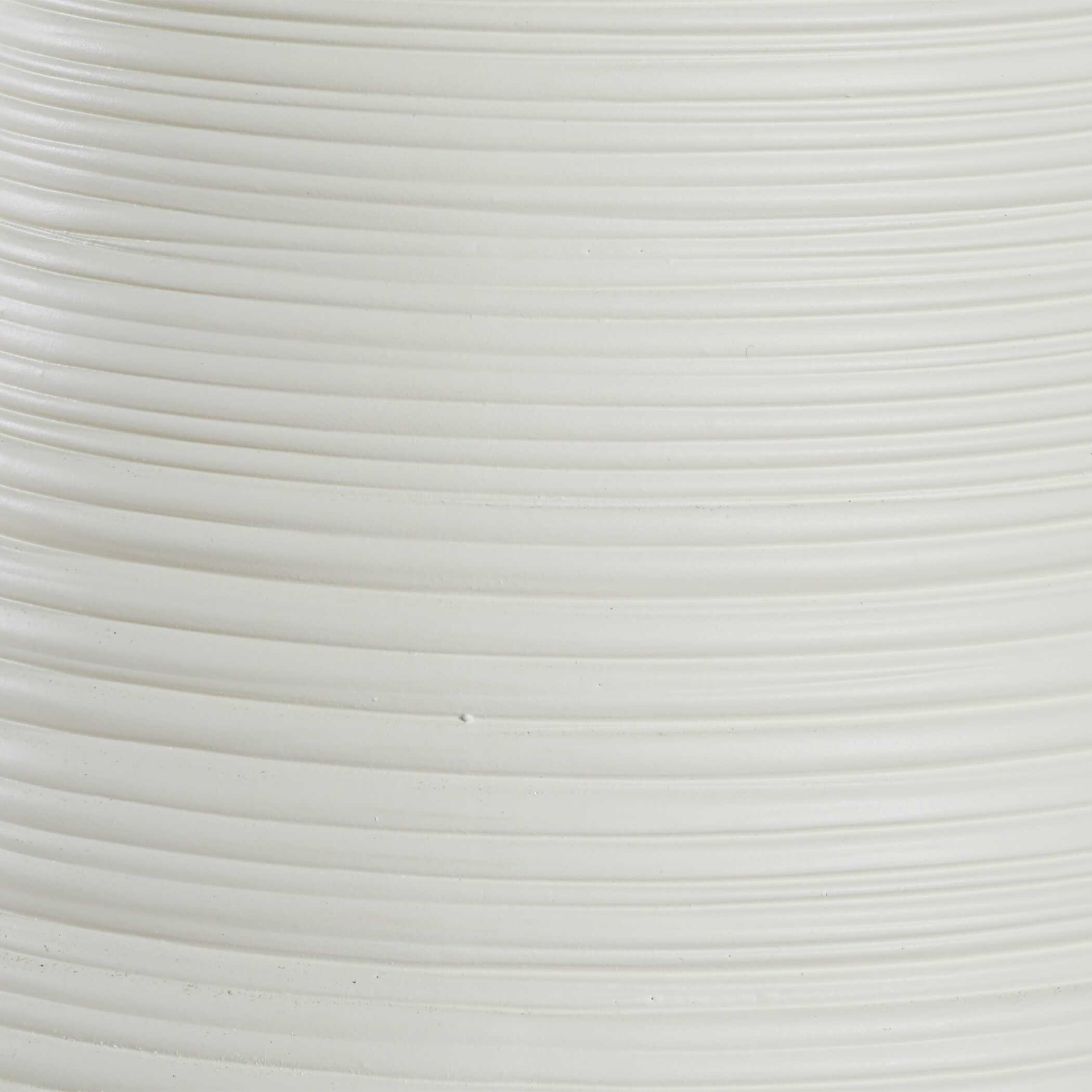 Ridgeline Matte White Table Lamp, by Uttermost, 18" width x 29.75" height x 18" depth View 7