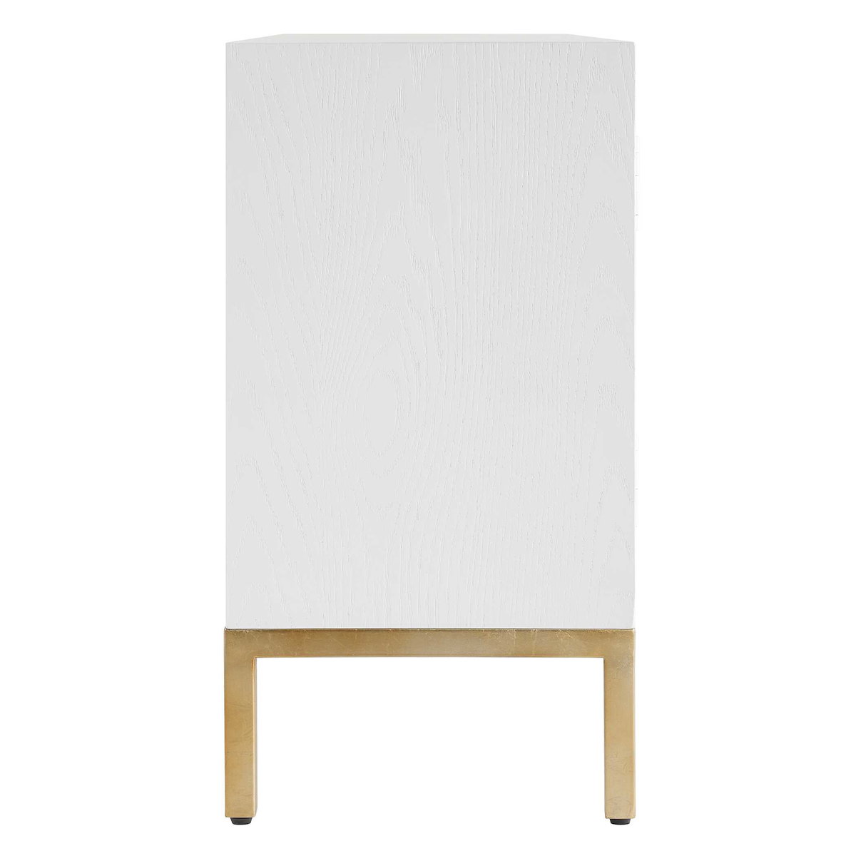 Aiken White 2 Door Cabinet, Cabinets & Chest by Uttermost, 43.25" width x 31.12" height x 16" depth View 6