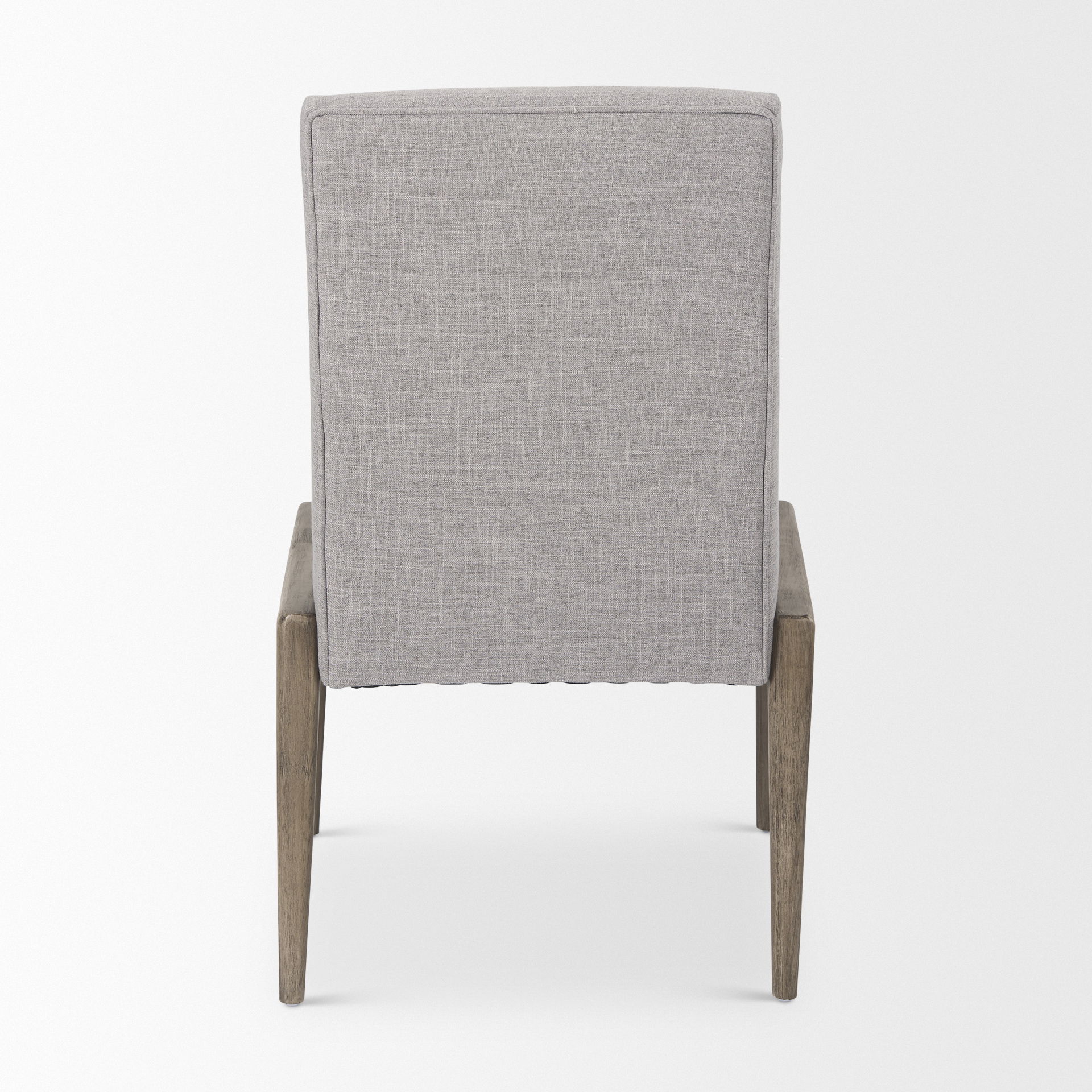 Palisades Gray Upholstery with Solid Wood Armless Dining Chair large image 