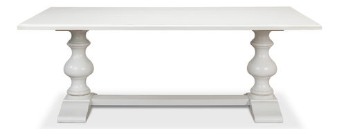 *Lionisio Trestle Table, Cortina White