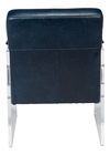 Holloway Armchair, Chateau Blue, Seating by Sarreid, 24" length x 32" width x 31" height thumbnail 10