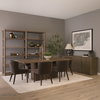 Salaah Black Brushed Metal with Beige Shade Table Lamp, by Mercana, 19.5" length x 19.5" width x 26" height thumbnail 4