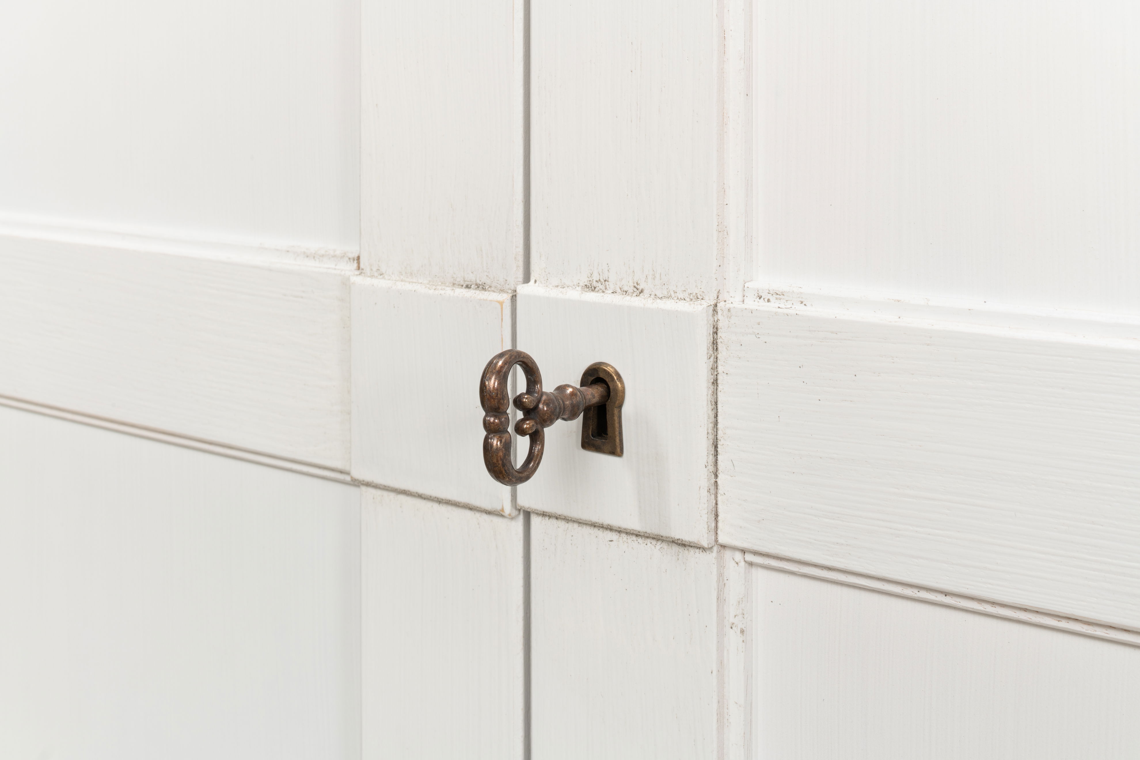 Luciana 6 Wood Dr Buffet,112',Cortina Wh, Cabinets & Sideboard by Sarreid, 112" length x 15" width x 38" height View 18