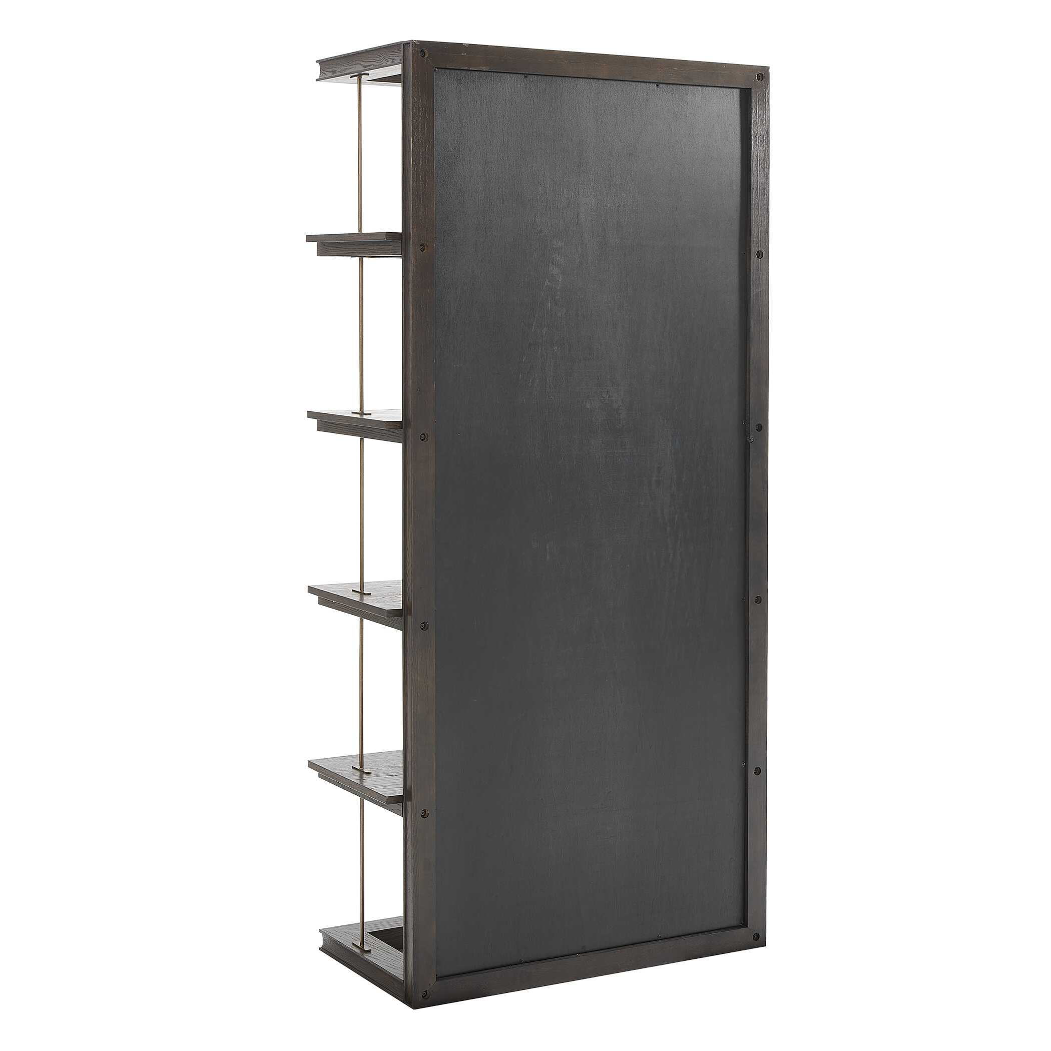 Kai Dark Walnut Etagere, Furniture by Uttermost, 40" width x 82" height x 20" depth View 6