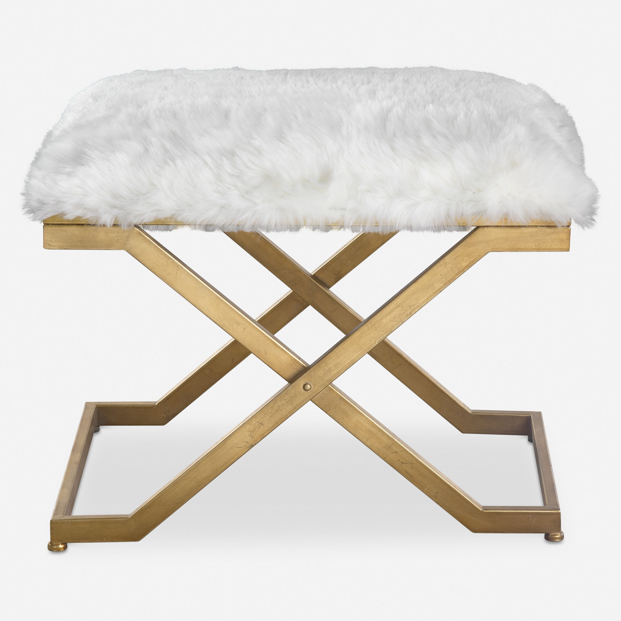 Farran Fur Small Bench large image 