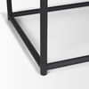 Taniel Light Brown Wood with Black Metal Stool thumbnail 7