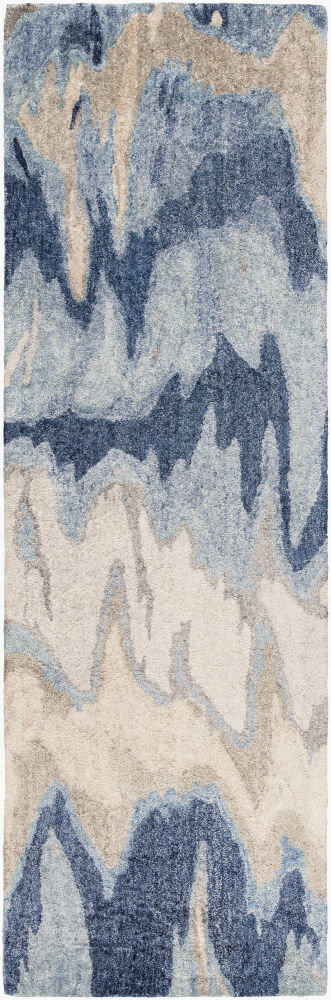 Gemini Handmade Rug, by Surya, 8' length x 2'6" width
