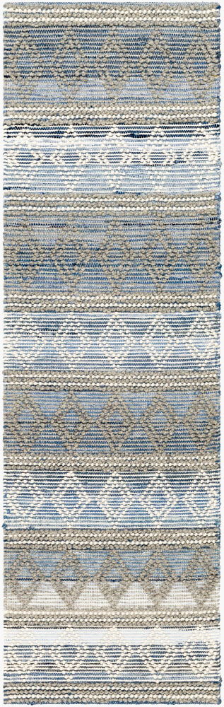 Nadine Handmade Rug, by Surya, 8' length x 2'6" width