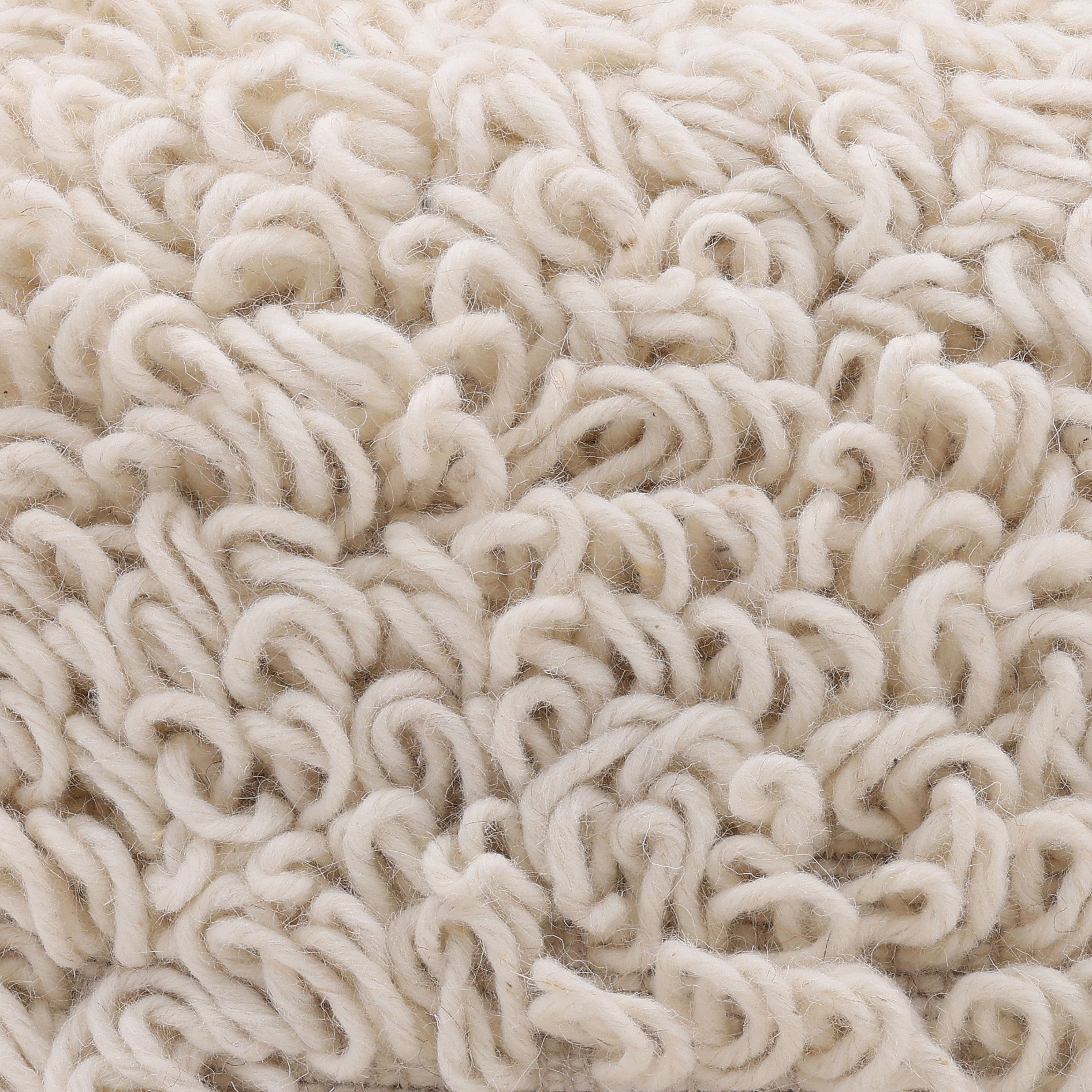 Menta Pouf Ivory large image 