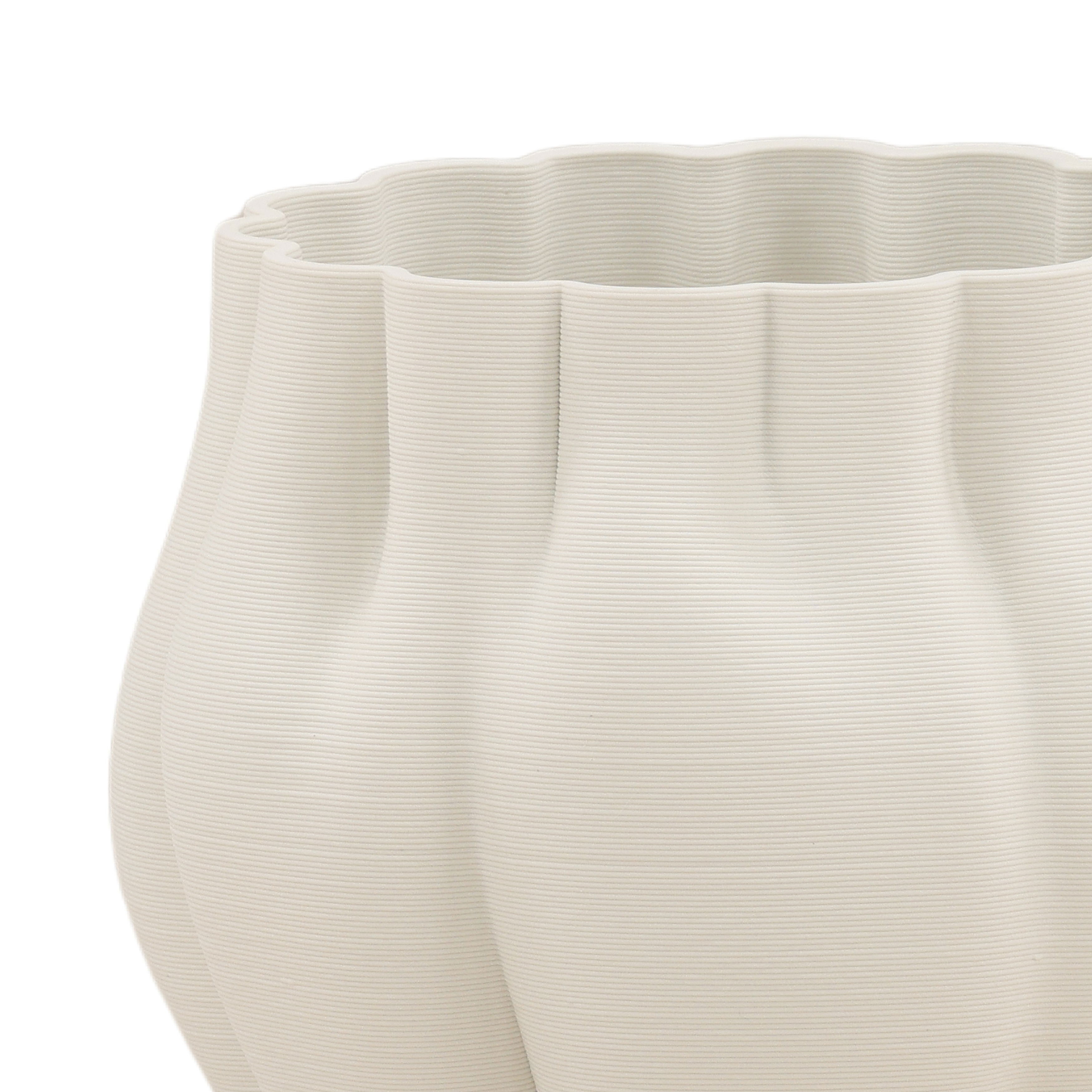 Kaori Vase Ivory Small large image 