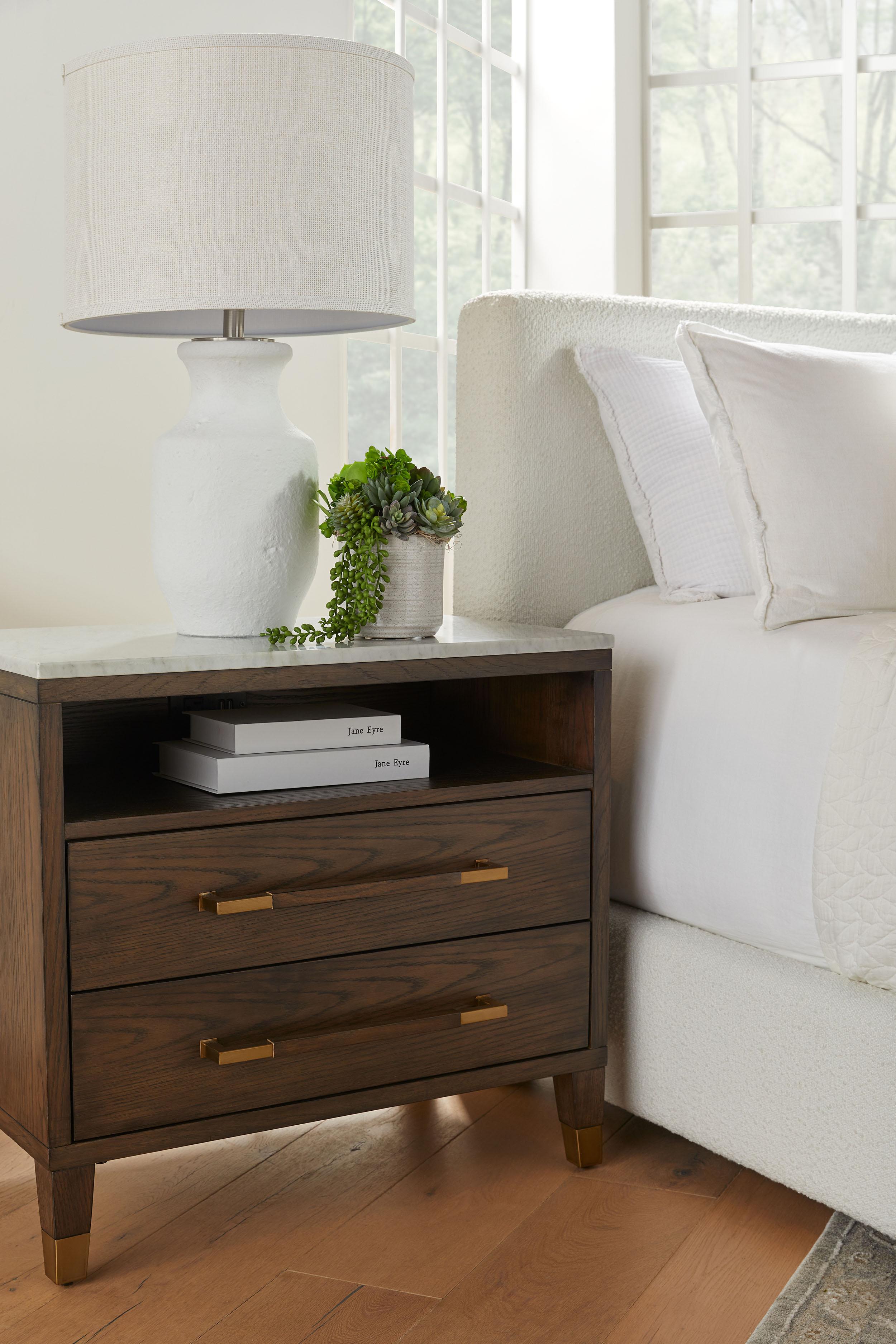Cambria 2-Drawer Nightstand large image 