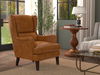 Elite Wing Lounge Chair, Cuba Brown, Seating by Sarreid, 28" length x 36" width x 40" height thumbnail 14