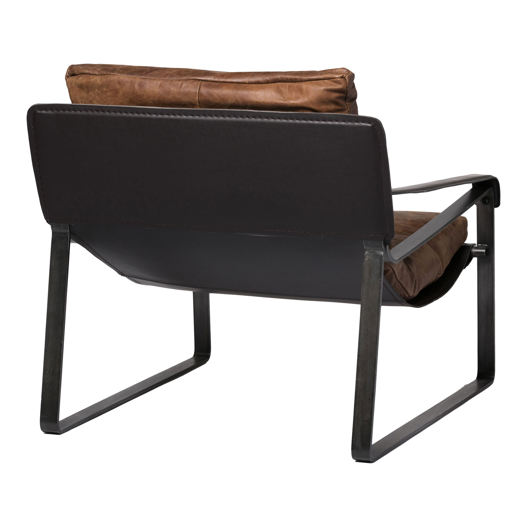 Connor Club Chair Open Road Brown Leather large image 