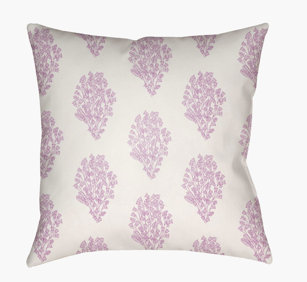 Moody Floral Accent Pillow, Decorative Pillow by Surya, 18" length x 18" width