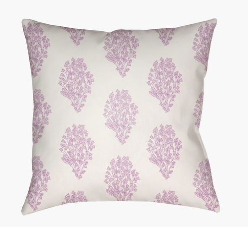Moody Floral Accent Pillow