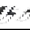 Alibi Dining Chair Matte Black - Set Of Two thumbnail 10