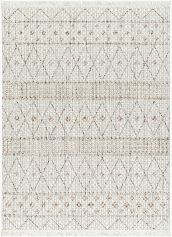 New Delhi Machine Woven Rug, by Surya, 1'3.75" length x 1'3.75" width