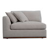 Rue Left Arm Facing Chair Flecked Grey thumbnail 0