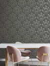 Shell Damask Black Wallpaper thumbnail 2