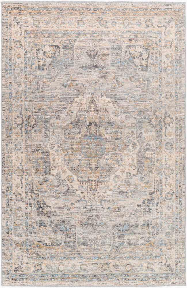Chicago Machine Woven Rug, by Surya, 9'4.2" length x 6'6.74" width