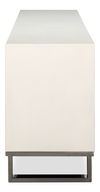 Bronzini Credenza, Embossed White, Wine & Liquor Accessorie by Sarreid, 94" length x 20" width x 34" height thumbnail 4