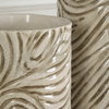 Timber Swirl Earth Tone Vases Set/2, by Uttermost, 6" width x 15.75" height x 6" depth thumbnail 3