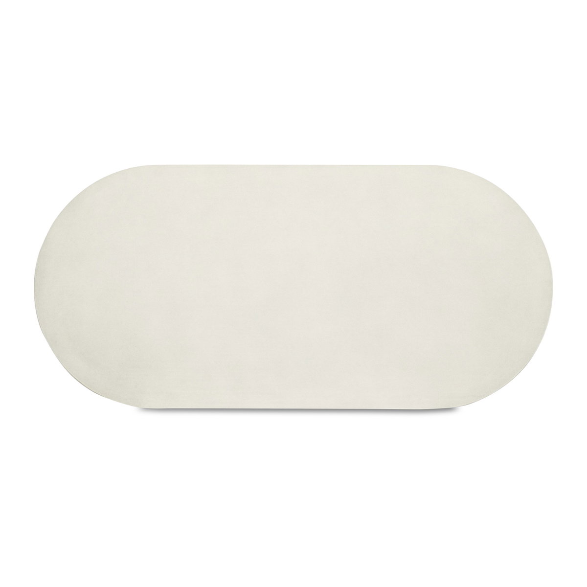 Rocca Dining Table Cream, by Moe's Home, 82.68" width x 30.12" height x 39.37" depth View 5