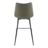 Alibi Counter Stool Dark Green - Set Of Two, Counter & Bar Stool by Moe's Home, 17.7" width x 37" height x 20" depth thumbnail 7