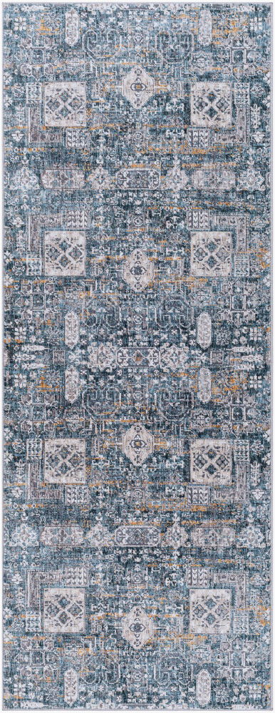 Cardiff Machine Woven Rug, by Surya, 7'2.61" length x 2'7.5" width