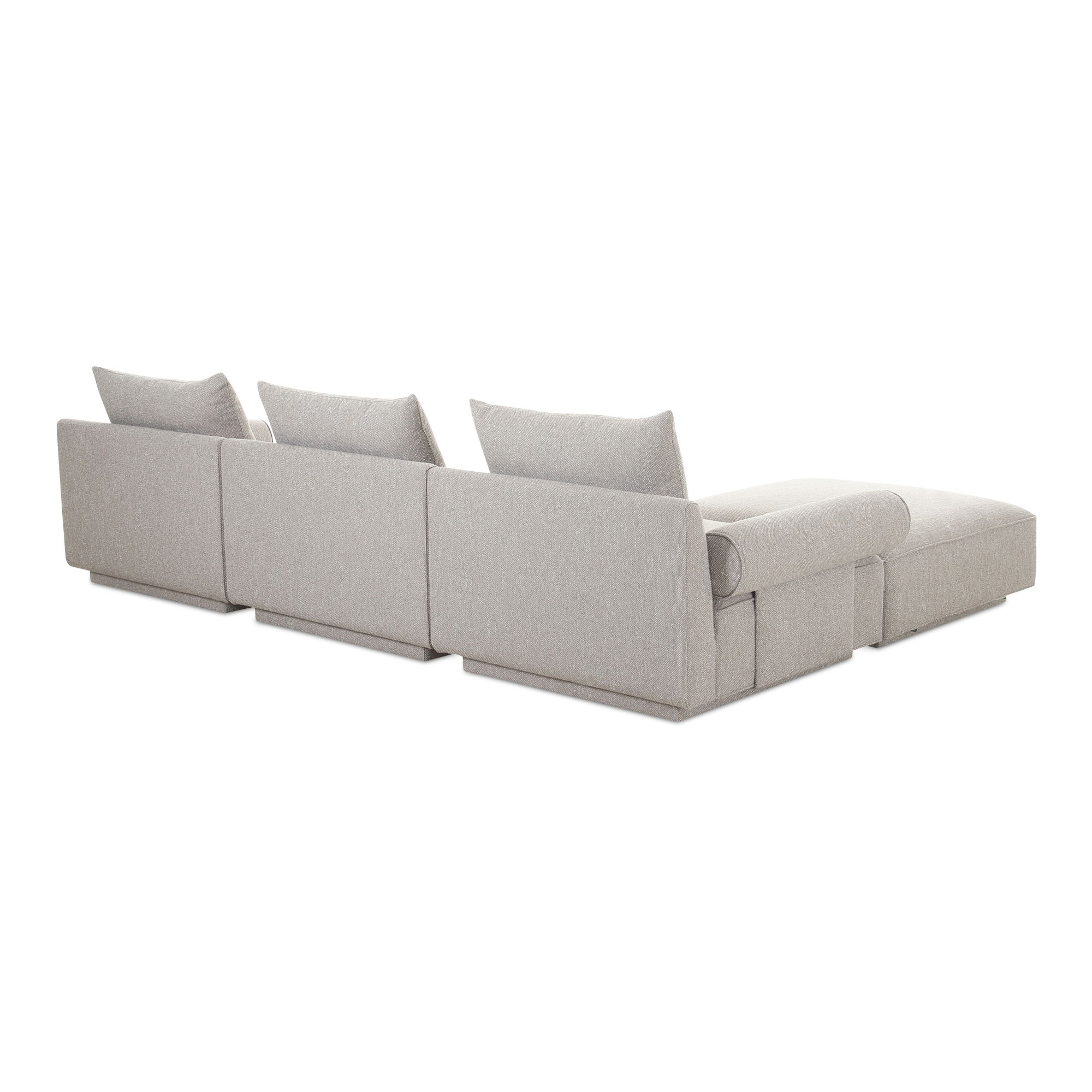 Rosello Lounge Modular Sectional Light Grey large image 