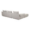 Rosello Lounge Modular Sectional Light Grey thumbnail 3