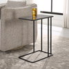 Cavern Stone & Iron Accent Table, Side & End Table by Uttermost, 17.9" width x 24" height x 12" depth thumbnail 2