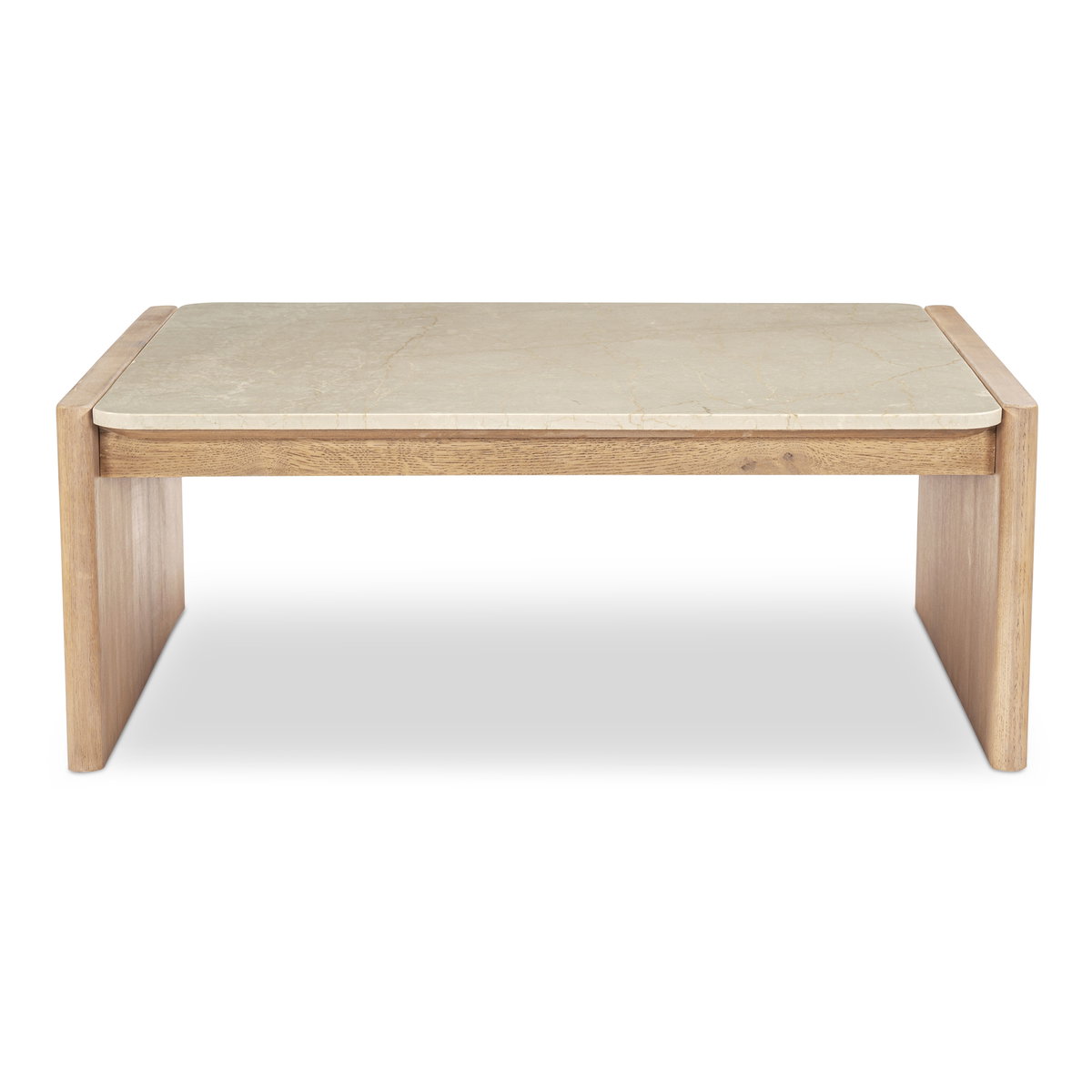 Lane Coffee Table Natural, by Moe's Home, 41" width x 16" height x 39" depth View 1