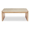 Lane Coffee Table Natural, by Moe's Home, 41" width x 16" height x 39" depth thumbnail 1