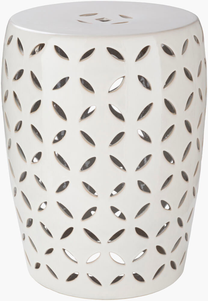 Chantilly Garden Stool, Outdoor Furniture by Surya, 1'1" width x 1'6" height