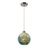 Gemblue1 Light Mini Pendant, Ceiling Light by Uttermost, 9.37" width x 10.12" height x 9.37" diameter x 9.37" depth thumbnail 9