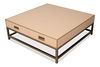 Gideon Shagreen Sq.Coffee Table Mushroom thumbnail 8